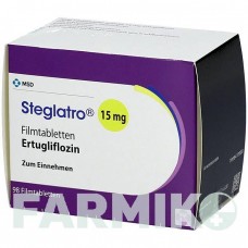СТЕГЛАТРО (STEGLATRO) 15 мг таблетки 98 шт - Эртуглифлозин MSD