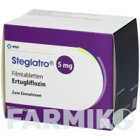 СТЕГЛАТРО (STEGLATRO) 5 мг таблетки 98 шт - Ертугліфлозин MSD