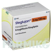 СТЕГЛУЯН (STEGLUJAN) 5 мг/100 мг таблетки 98 шт - Ситаглиптин, Эртуглифлозин MSD