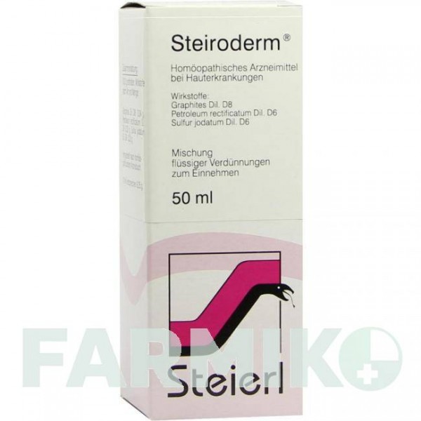 СТЕЙРОДЕРМ (STEIRODERM) жидкость 50 мл - Гомеопатия STEIERL-PHARMA