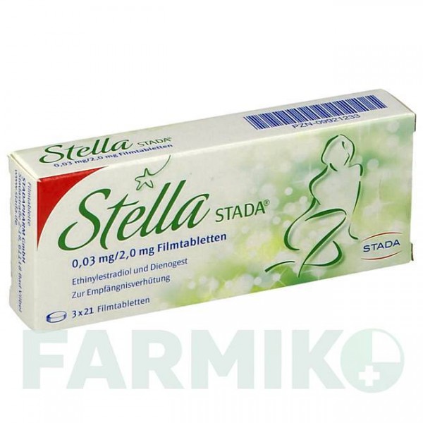 СТЕЛЛА (STELLA) 0,03 мг/2 мг таблетки 63 шт - Дієногест, Етинілестрадіол STADAPHARM