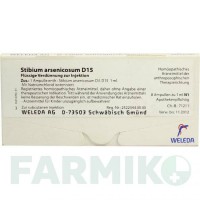 СТИБИУМ АРСЕНИКОСУМ (STIBIUM ARSENICOSUM) D 15 ампулы 8x1 мл - Гомеопатия WELEDA