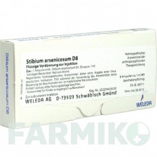 СТИБИУМ АРСЕНИКОСУМ (STIBIUM ARSENICOSUM) D 8 ампулы 8x1 мл - Гомеопатия WELEDA