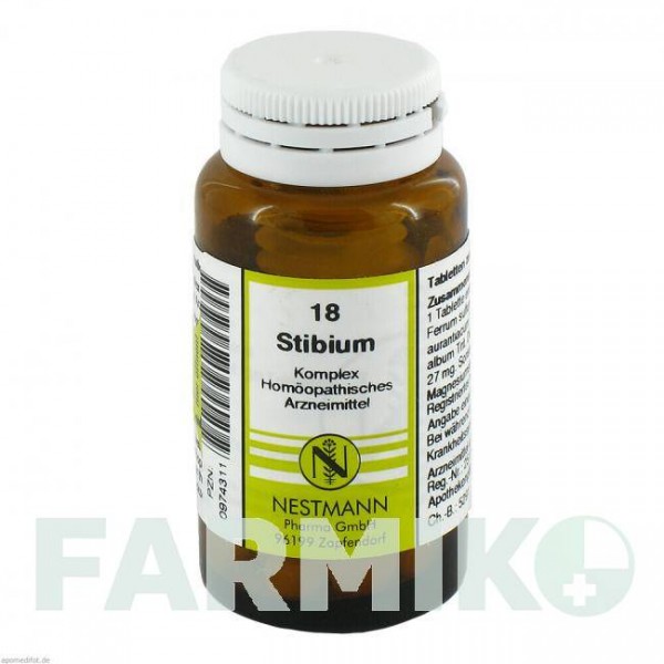 СТИБІУМ КОМПЛЕКС (STIBIUM KOMPLEX) таблетки 120 шт - Гомеопатія NESTMANN PHARMA