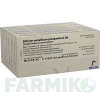 СТИБІУМ МЕТАЛІКУМ (STIBIUM METALLICUM) D 6 ампули 48x1 мл - Гомеопатія WELEDA