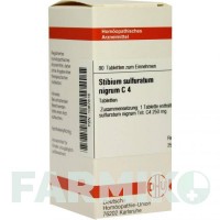 СТИБИУМ СУЛЬФУРАТУМ (STIBIUM SULFURATUM) C 4 таблетки 80 шт - Гомеопатия DHU