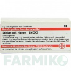 СТИБИУМ СУЛЬФУРАТУМ (STIBIUM SULFURATUM) LM XXX глобули 5 г - Гомеопатия DHU