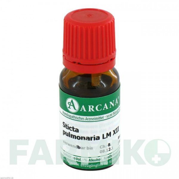 СТИКТА ПУЛЬМОНАРИА (STICTA PULMONARIA) LM 12 раствор 10 мл - Гомеопатия ARCANA DR.SEWERIN