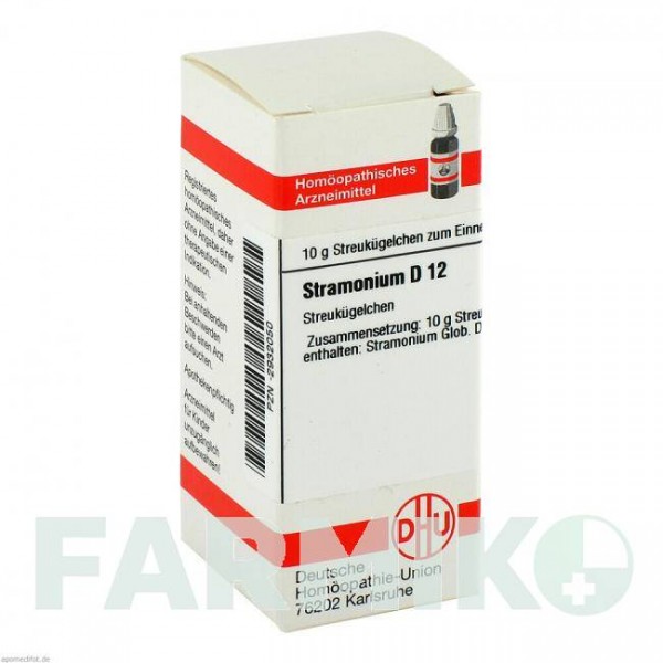 СТРАМОНИУМ (STRAMONIUM) D 12 глобули 10 г - Гомеопатия DHU