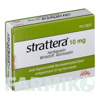 СТРАТТЕРА (STRATTERA) 10 мг капсули 7 шт - Атомоксетин LILLY
