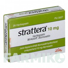 СТРАТТЕРА (STRATTERA) 10 мг капсулы 28 шт - Атомоксетин LILLY