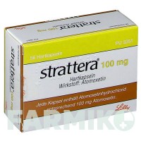 СТРАТТЕРА (STRATTERA) 100 мг капсулы 56 шт - Атомоксетин LILLY