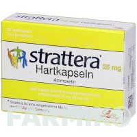 СТРАТТЕРА (STRATTERA) 25 мг капсули 28 шт - Атомоксетин KOHLPHARMA