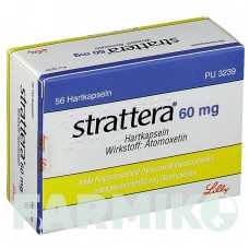 СТРАТТЕРА (STRATTERA) 60 мг капсулы 56 шт - Атомоксетин LILLY
