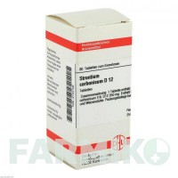 СТРОНЦИУМ КАРБОНИКУМ (STRONTIUM CARBONICUM) D 12 таблетки 80 шт - Гомеопатия DHU