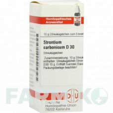 СТРОНЦИУМ КАРБОНИКУМ (STRONTIUM CARBONICUM) D 30 глобули 10 г - Гомеопатия DHU