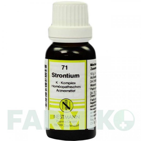 СТРОНЦІУМ (STRONTIUM) розчин 20 мл - Гомеопатія NESTMANN PHARMA