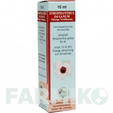 СТРОФАНТУС (STROPHANTHUS) D 4 капли 10 мл - Гомеопатия SANUM-KEHLBECK