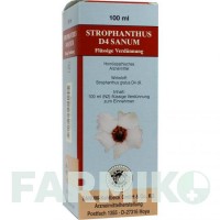СТРОФАНТУС (STROPHANTHUS) D 4 капли 100 мл - Гомеопатия SANUM-KEHLBECK