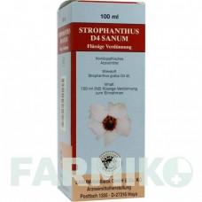 СТРОФАНТУС (STROPHANTHUS) D 4 капли 100 мл - Гомеопатия SANUM-KEHLBECK