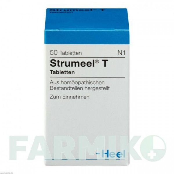 СТРУМЕЛЬ (STRUMEEL) таблетки 50 шт - Гомеопатія BIOLOGISCHE HEILMITTEL HEEL