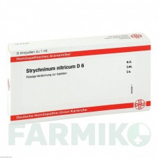 СТРИХНИНУМ НИТРИКУМ (STRYCHNINUM NITRICUM) D 6 ампулы 8x1 мл - Гомеопатия DHU