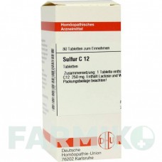 СУЛЬФУР (SULFUR) C 12 таблетки 80 шт - Гомеопатия DHU