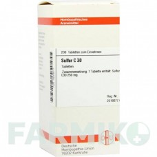 СУЛЬФУР (SULFUR) C 30 таблетки 200 шт - Гомеопатия DHU