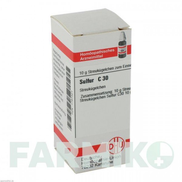 СУЛЬФУР (SULFUR) C 30 глобули 10 г - Гомеопатия DHU