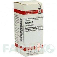 СУЛЬФУР (SULFUR) C 9 глобули 10 г - Гомеопатия DHU
