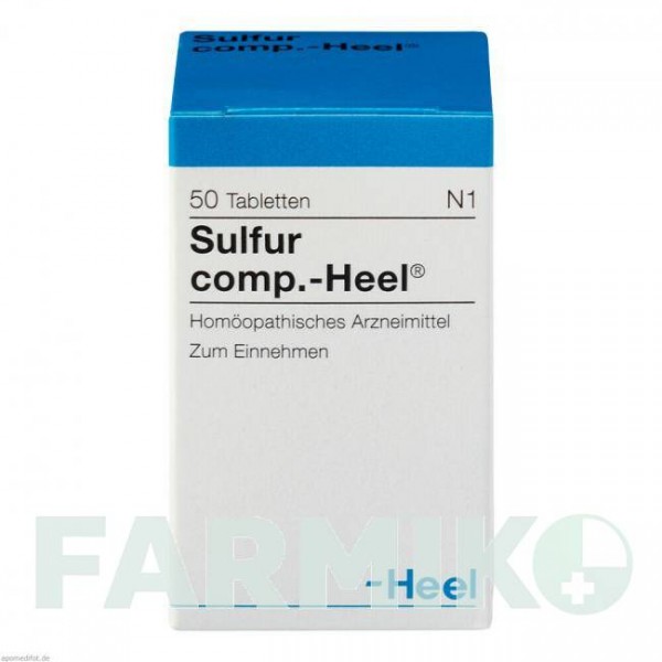 СУЛЬФУР КОМП (SULFUR COMP) таблетки 50 шт - Гомеопатия BIOLOGISCHE HEILMITTEL HEEL