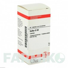 СУЛЬФУР (SULFUR) D 30 таблетки 80 шт - Гомеопатия DHU