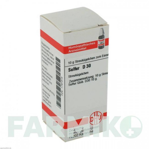 СУЛЬФУР (SULFUR) D 30 глобули 10 г - Гомеопатия DHU