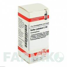СУЛЬФУР ЙОДАТУМ (SULFUR JODATUM) C 30 глобули 10 г - Гомеопатия DHU