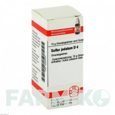 СУЛЬФУР ЙОДАТУМ (SULFUR JODATUM) D 4 глобули 10 г - Гомеопатия DHU