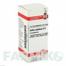 СУЛЬФУР ЙОДАТУМ (SULFUR JODATUM) D 6 глобули 10 г - Гомеопатия DHU
