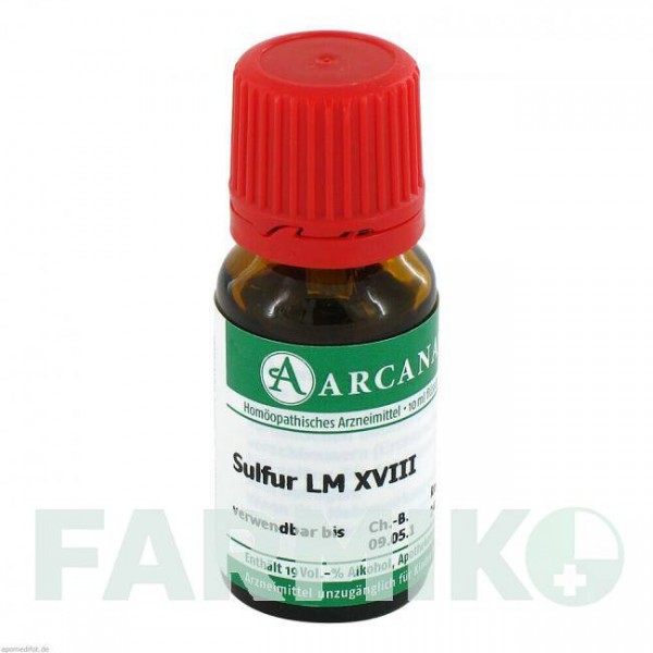 СУЛЬФУР (SULFUR) LM 18 раствор 10 мл - Гомеопатия ARCANA DR.SEWERIN