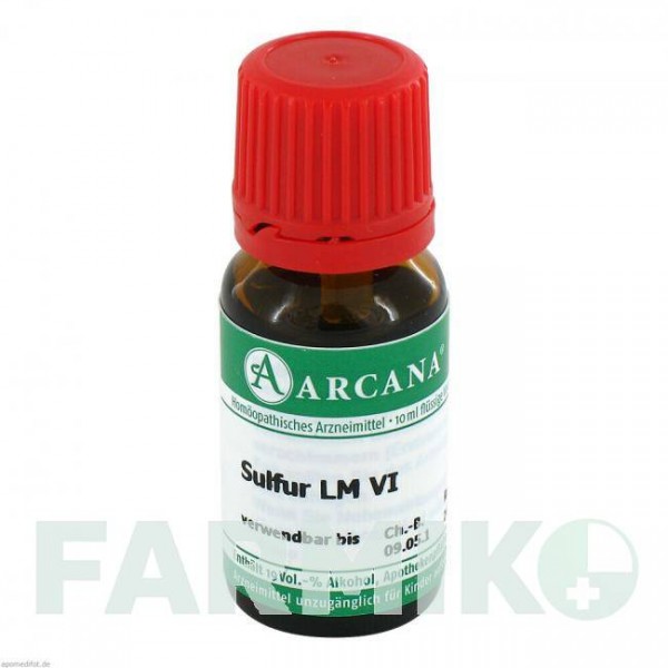 СУЛЬФУР (SULFUR) LM 6 розчин 10 мл - Гомеопатія ARCANA DR.SEWERIN