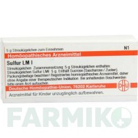 СУЛЬФУР (SULFUR) LM I глобули 5 г - Гомеопатія DHU