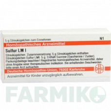 СУЛЬФУР (SULFUR) LM I глобули 5 г - Гомеопатия DHU