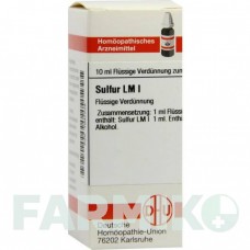 СУЛЬФУР (SULFUR) LM I раствор 10 мл - Гомеопатия DHU