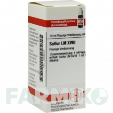 СУЛЬФУР (SULFUR) LM XVIII раствор 10 мл - Гомеопатия DHU