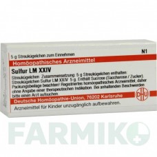 СУЛЬФУР (SULFUR) LM XXIV глобули 5 г - Гомеопатия DHU