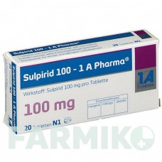 СУЛЬПІРИД (SULPIRID) 100 таблетки 20 шт - Сульпірид 1 A PHARMA