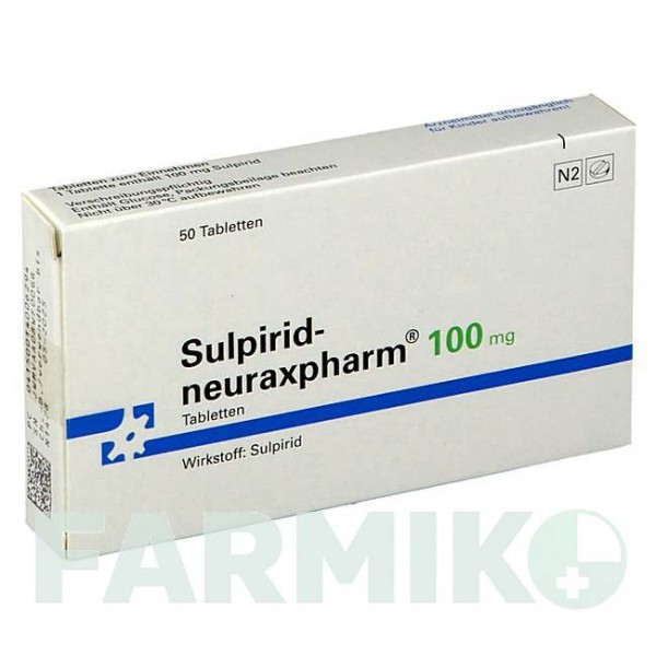 СУЛЬПІРИД (SULPIRID) 100 мг таблетки 50 шт - Сульпірид NEURAXPHARM
