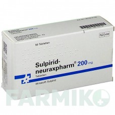 СУЛЬПІРИД (SULPIRID) 200 мг таблетки 50 шт - Сульпірид NEURAXPHARM