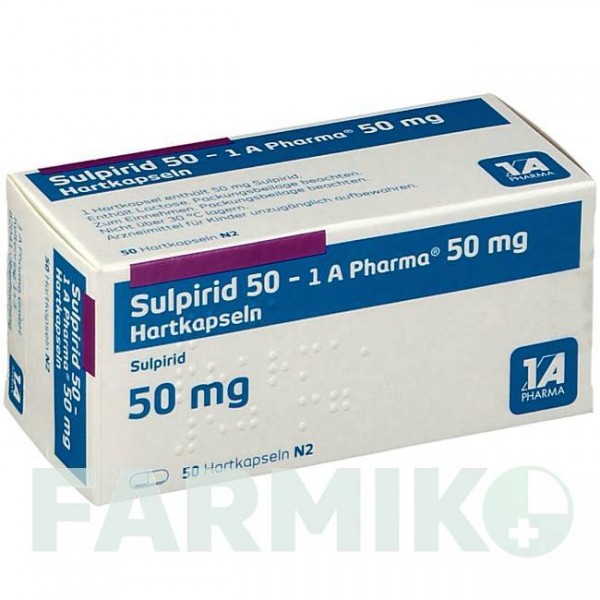 СУЛЬПИРИД (SULPIRID) 50 капсулы 50 шт - Сульпирид 1 A PHARMA