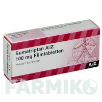 СУМАТРИПТАН (SUMATRIPTAN) 100 мг таблетки 6 шт - Суматриптан ABZ PHARMA