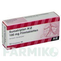 СУМАТРИПТАН (SUMATRIPTAN) 100 мг таблетки 12 шт - Суматриптан ABZ PHARMA