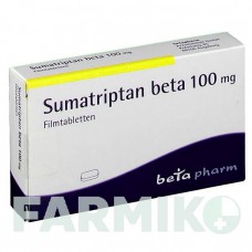 СУМАТРИПТАН (SUMATRIPTAN) 100 мг таблетки 6 шт - Суматриптан BETAPHARM